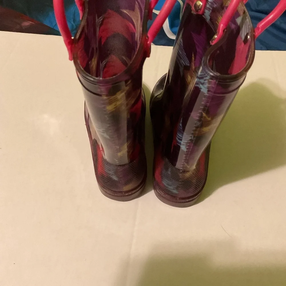 Colorful Kids' Rain Boots with‎ Handles